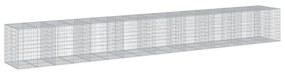 horganyzott vas gabion kosár fedéllel 850 x 100 x 100 cm