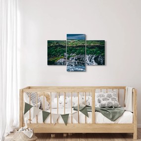 Vízesések képe a természetben (90x60 cm)