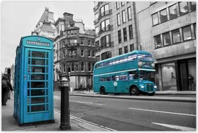 Poszterek 120x80 Petrol blue in London