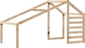 vidaXL tömör fenyőfa gyerekágytető 198 x 87 x 113 cm