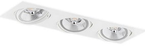 Argon 6115 - OLIMP 3xGU10-AR111/12W/230V mennyezeti lámpa, fehér