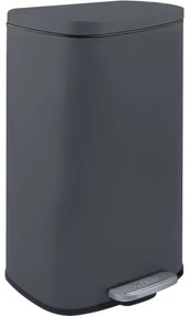 Spirella Pedálový odpadkový koš soft-close Akira50 l, matt grey, 50 l