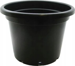 Kerek virágtartó Kerti virágtartó nagy 15 L magasság 26 cm fekete