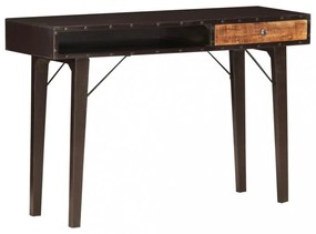 Tömör újrahasznosított fa tálalóasztal 118 x 35 x 76 cm