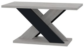 Dohányzóasztal Xalin (világosszürke + fekete). 1055277