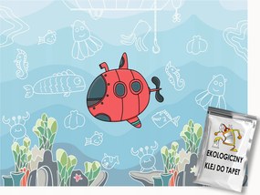 Fotótapéta Flizelina Gyerekek Víz Tengeralattjáró Tenger Halak 200x140 ragasztó