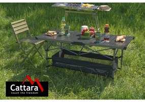 Cattara 13492 Roll Camping összecsukható asztal, 123 x 55 cm