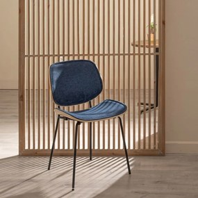 Sötétkék étkezőszék szett 2 db-os Elio – Ixia