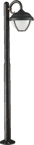 PREZENT 39019 NEBRASKA Modern Kültéri Állólámpa Antik Bronz, Fekete LED IP44