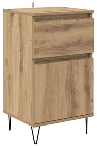 Széf fiókkal kézműves tölgy 35 x 40 x 70 cm Faanyag