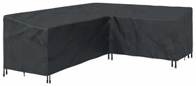 Kültéri bútorhuzat Fekete 250 x 180 x 80 cm 210D Oxford Szövet