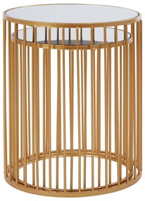 Kerek tárolóasztal szett üveg asztallappal 2 db-os Avantis – Premier Housewares