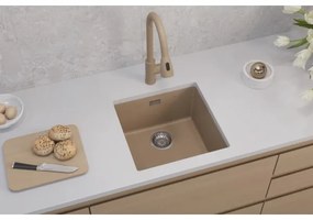 ALVEUS 1150047 - OMNI 45x45 cm gránit konyhai mosogató, bézs