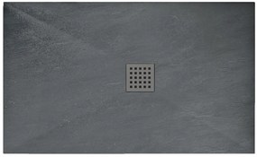Zuhanytálca rea Grey Rock 90 x 120