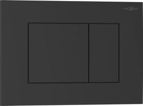 Mexen Tex 02 öblítő gomb, fekete matt - 6102-02