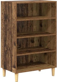vidaXL Széf Öreg fa 57 x 35 x 89.5 cm Faanyag