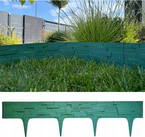 Palisada gyepszegély Stone 0,8mb zöld Kerti Dekorációs Kedvezmények