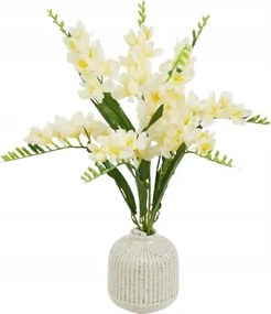 Maró Csokor 59cm Művirág Csokor Váza 9 Csúcs Frézia