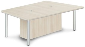 TopOffice Premium tárgyalóasztal I 240 x 162,5 cm, világos akác