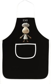 EMI Garlico konyhai kötény, Fekete