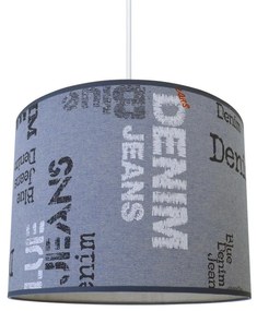 Csillár zsinóron JEANS 1xE27/60W/230V