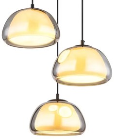 Globo 15743-3HR - Csillár zsinóron JELLA 3xE14/40W/230V