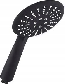 Black Multifunkciós Zuhanyfej Zuhanyzó Szűrő Fekete Matt