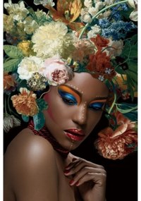 Festmény Flower Woman I 80 x 120 cm, tarka