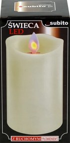 Led gyertya – realisztikus láng, dekoratív H10 fehér