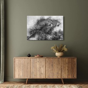 Kép - Akvarell papagájok (90x60 cm)
