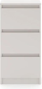 SIMPLE éjjeliszekrény 40 cm 3 fiók kasmír