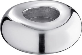 CHROME gyertyartó 9,5cm , ezüst