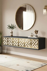 Arex 120 - Anthracite, Travertine, Gold