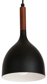 Csillár zsinóron NOAK WOOD 1xE27/60W/230V