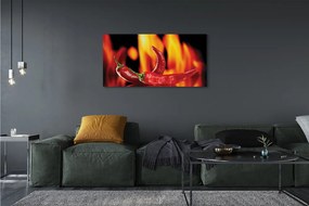 Canvas képek csípős paprika 140x70 cm