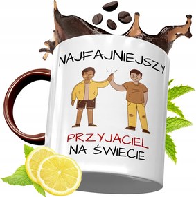 Bordó Bögre Barátnak Születésnapra Ajándék fényképes nyomattal