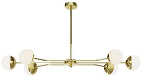 Jupiter 1980 - Csillár rúdon TRENTO 6xG9/10W/230V arany