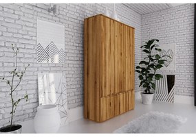 Tölgyfa ruhásszekrény 135x206 cm Vento 3 - The Beds