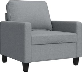 vidaXL világosszürke szövet kanapéfotel 60 cm