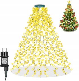 Karácsonyfa lámpák Joycome 2M 400 Led Meleg fehér