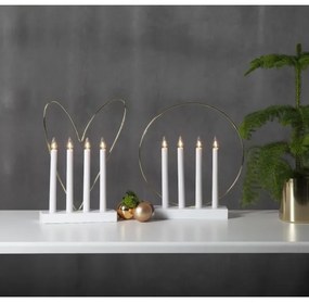 Eglo 410979 - Karácsonyi gyertyatartó GLOSSY 4xE10/3W/230V fehér