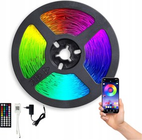 Rgb Led szalag Színes 5m Smart Home Alkalmazás Távirányító Villogó A Zene Ritmusában