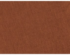 Téglavörös kinyitható-tárolóhelyes sarokkanapé (jobb oldali-L alakú) Fuji – Bobochic Paris