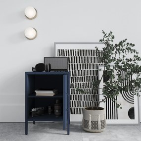 Éjjeliszekrény MIA, 424 x 595 x 400 mm, Modern: sötétkék