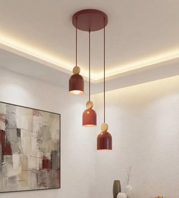 Emibig modern skandináv függeszték mesi piros emi1695/3prem