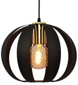 Csillár zsinóron NEWTON 3xE27/15W/230V fekete