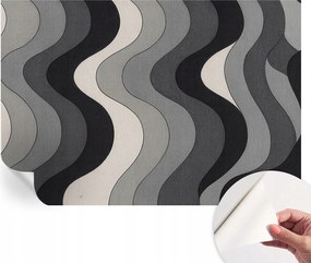 Fotótapéta Dekoratív Fali Tapéta Képek Szürke hullámok 152x104