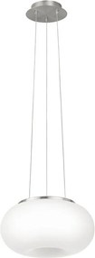 EGLO 86813 OPTICA Modern Függesztett Lámpa Fehér, Nikkel E27 IP20