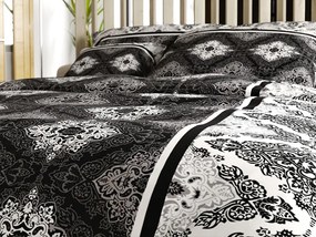 NISCHA szürke pamut ágyneműhuzat