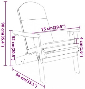 5 részes tömör akácfa kerti Adirondack ülőgarnitúra